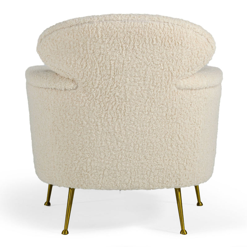 Altura - Modern Faux Fur Lounge Chair — view 3