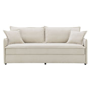 Elisea - Sofa With Sleeper - Beige Fabirc - R&R Furniture Gallery (Fountain Valley, CA)