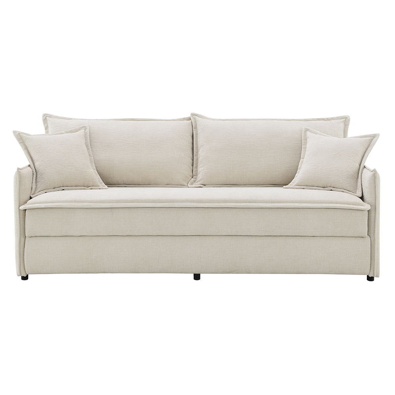 Elisea - Sofa With Sleeper - Beige Fabirc - R&R Furniture Gallery (Fountain Valley, CA)
