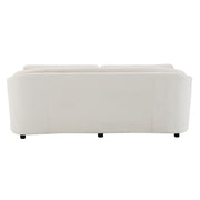 Mariko - Sofa With 2 Pillows - Beige Linen - R&R Furniture Gallery (Fountain Valley, CA)