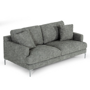 Janina - Modern Dark Grey Fabric Sofa