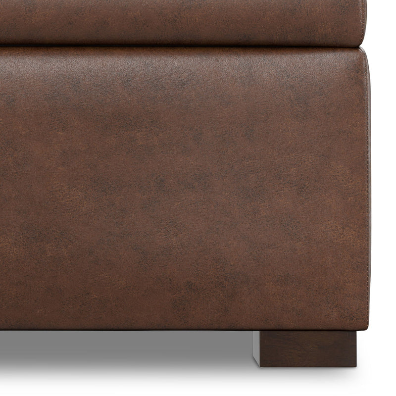 Gabbie - Coffee Table Upholstered Storage Ottoman - R&R Furniture Gallery (Fountain Valley, CA)