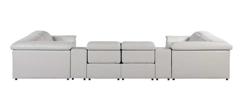 9762 - 8-Piece U-Shaped Sectional Sofa With 4 Power Recliner