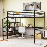 Loft Bed With Desk And Lateral Storage Ladder - R&R Furniture Gallery (Fountain Valley, CA)