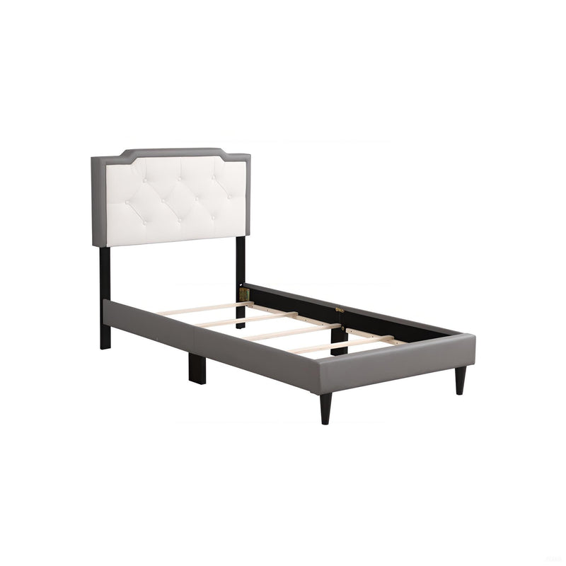 Bed (All in One Box) - Two Tone - R&R Furniture Gallery (Fountain Valley, CA)