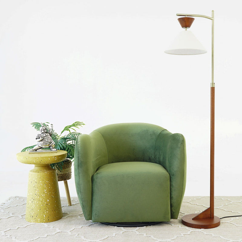 Renee - Swivel Chair - Green - R&R Furniture Gallery (Fountain Valley, CA)