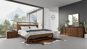 Berlin - Modern Walnut Bedroom Set — view 2