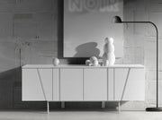 Mario - Modern White Veneer Buffet — view 3