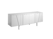 Mario - Modern White Veneer Buffet — view 5