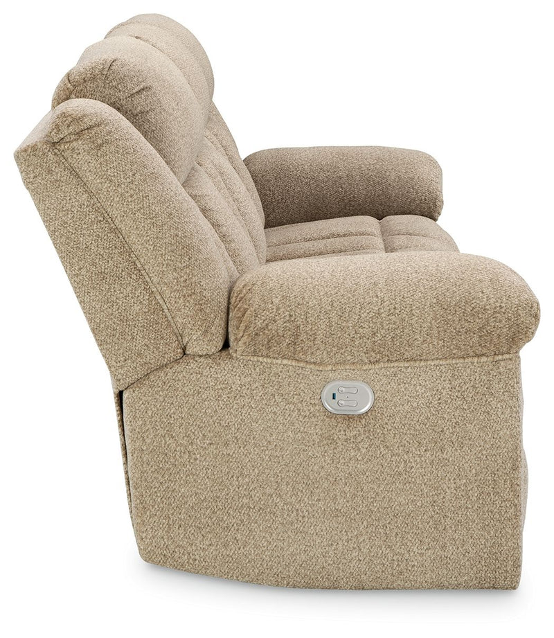 Tip-off - Power Reclining Sofa With Adj Headrest - R&R Furniture Gallery (Fountain Valley, CA)
