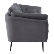 Cody - Modern Grey Fabric Sofa — view 2