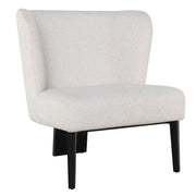 Ladean - Modern White Accent Chair — view 2
