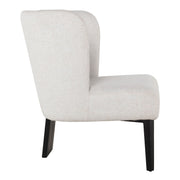 Ladean - Modern White Accent Chair — view 3