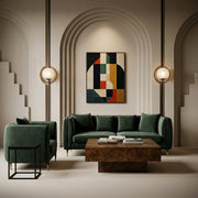 Oswego - Modern Dark Green Jade Accent Chair — view 3