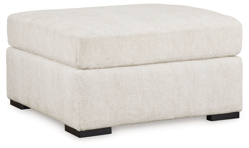 Chessington - Oversized Accent Ottoman - Ivory - R&R Furniture Gallery (Fountain Valley, CA)