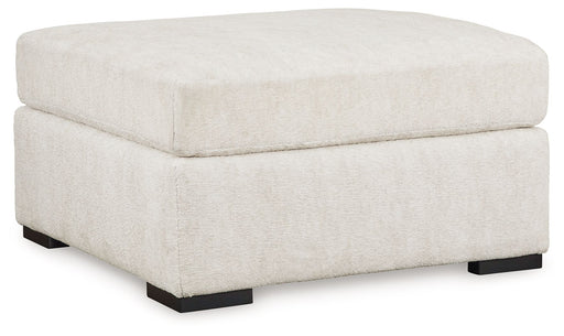 Chessington - Oversized Accent Ottoman - Ivory - R&R Furniture Gallery (Fountain Valley, CA)