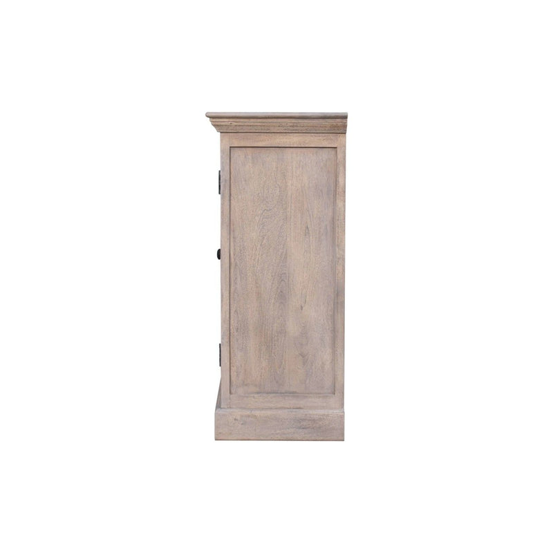 Triple Glazed Cabinet - Gray - R&R Furniture Gallery (Fountain Valley, CA)