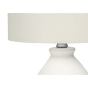 Lighting, Modern Table Lamp - Cream - R&R Furniture Gallery (Fountain Valley, CA)
