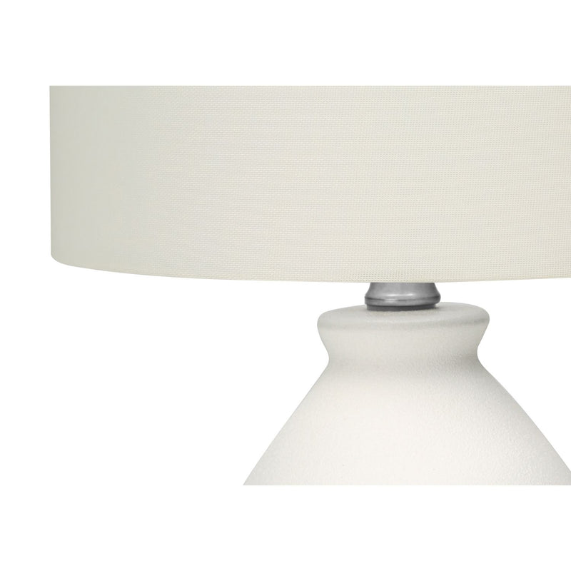 Lighting, Modern Table Lamp - Cream - R&R Furniture Gallery (Fountain Valley, CA)