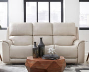 Parker Living Zero Gravity Power Reclining Sofa Set, 3-piece living room set with plush cushions and reclining features.