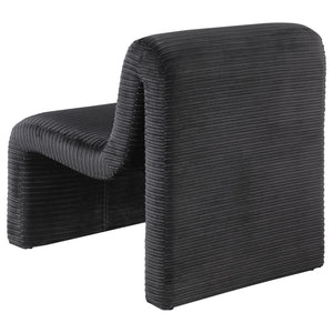 Winne - Curved Armless Accent Chair