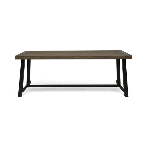 Outdoor Dining Table - Gray / Rustic Metal - R&R Furniture Gallery (Fountain Valley, CA)