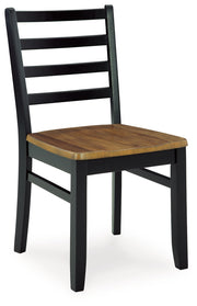 Blondon - Rectangular Drm Table Set (Set of 7) - Brown / Black - R&R Furniture Gallery (Fountain Valley, CA)