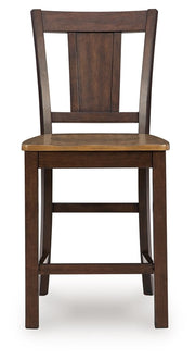 Rylandeen - Barstool (Set of 2) - Light Brown / Dark Brown - R&R Furniture Gallery (Fountain Valley, CA)