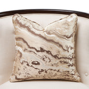 Belmont Place - Accent Chair - Cream / Espresso - R&R Furniture Gallery (Fountain Valley, CA)