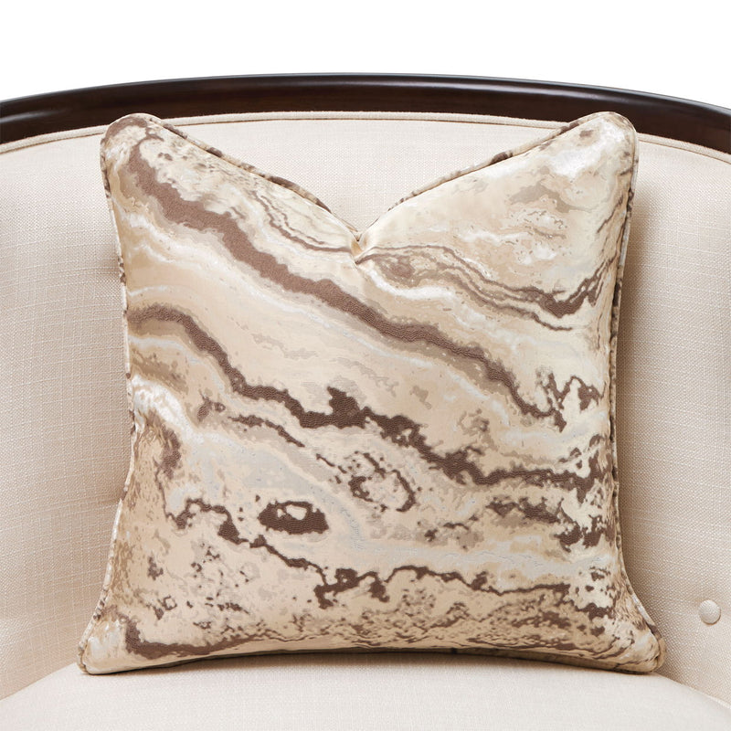 Belmont Place - Accent Chair - Cream / Espresso - R&R Furniture Gallery (Fountain Valley, CA)