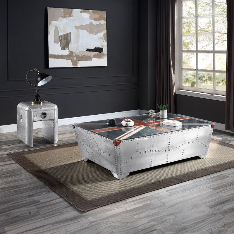 Brancaster - Coffee Table - Aluminum - R&R Furniture Gallery (Fountain Valley, CA)