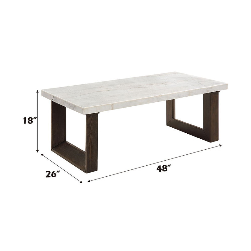 Edwyn - Table With Marble Top - R&R Furniture Gallery (Fountain Valley, CA)