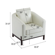 Anurudh - Barrel Club Upholstered Chair - R&R Furniture Gallery (Fountain Valley, CA)
