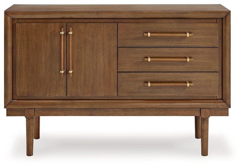 Lyncott - Dining Room Server - Brown - R&R Furniture Gallery (Fountain Valley, CA)