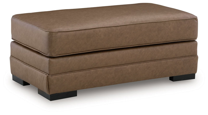 VillaCourt - Ottoman - Caramel - R&R Furniture Gallery (Fountain Valley, CA)