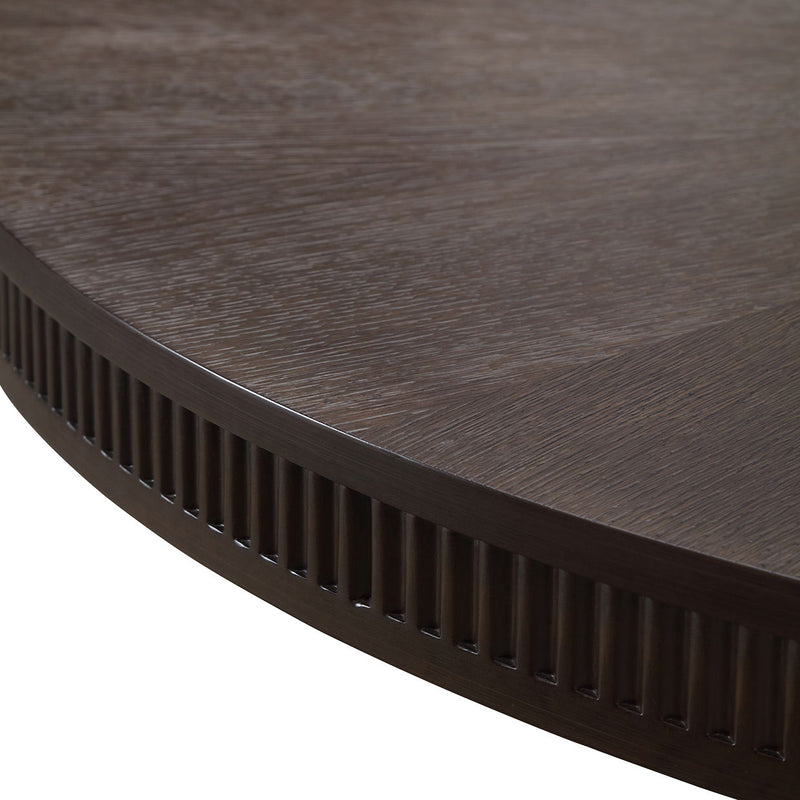 West Kensington - Oval Dining Table - Medium Espresso - R&R Furniture Gallery (Fountain Valley, CA)