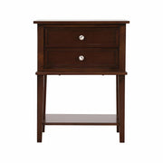 Newton - Nightstand - Cappuccino - R&R Furniture Gallery (Fountain Valley, CA)