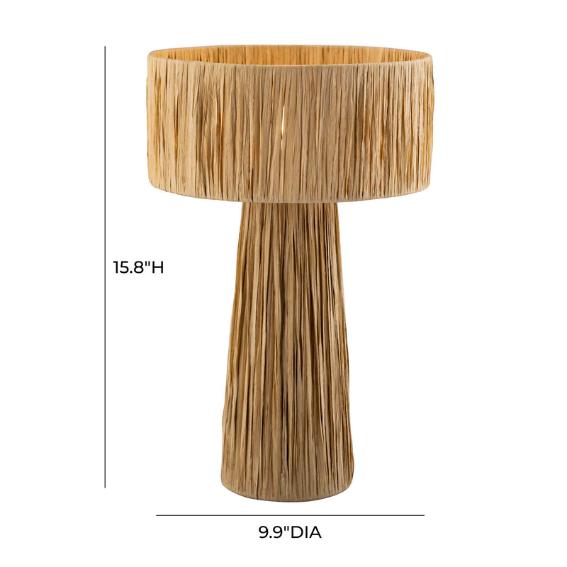 Shelby - Rafia Table Lamp - R&R Furniture Gallery (Fountain Valley, CA)