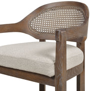 Americana - Mid-Century Modern Cane Back Counter Stool - R&R Furniture Gallery (Fountain Valley, CA)
