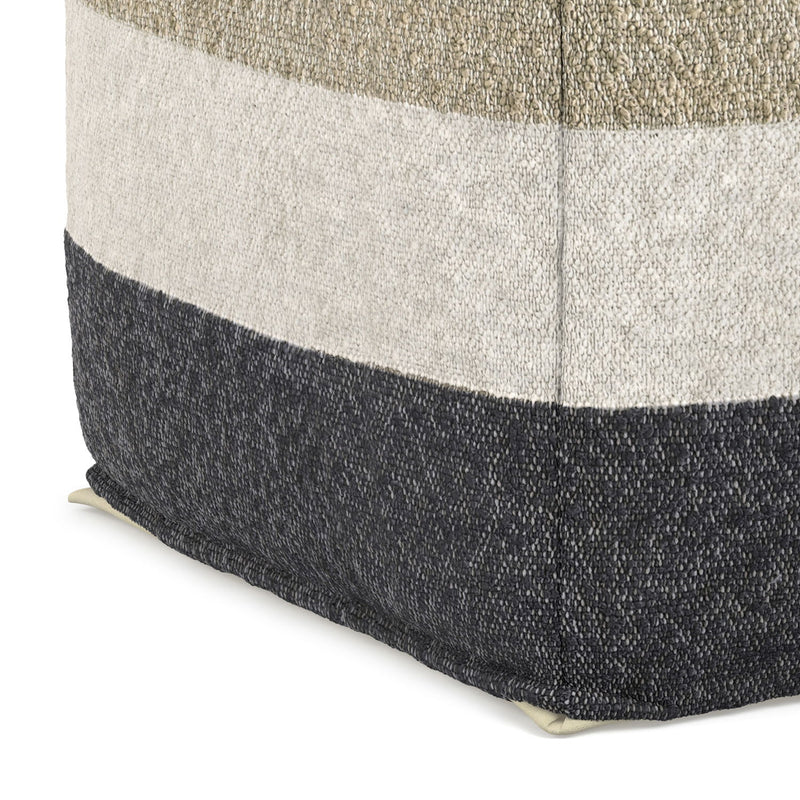 Clay - Square Pouf, Upholstered - R&R Furniture Gallery (Fountain Valley, CA)