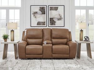 DeepWakes - Power Reclining Loveseat / Console / Adjustable Headrest - R&R Furniture Gallery (Fountain Valley, CA)