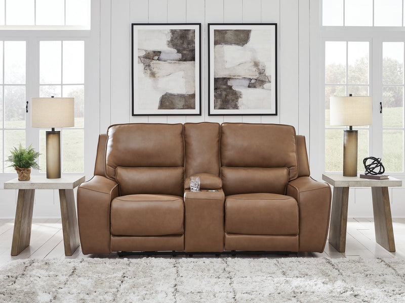 DeepWakes - Power Reclining Loveseat / Console / Adjustable Headrest - R&R Furniture Gallery (Fountain Valley, CA)