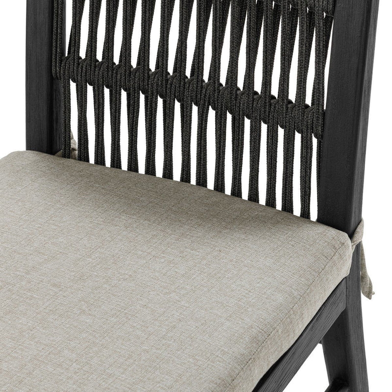 Westville - Outdoor Dining Chair (Set of 2) - Black - R&R Furniture Gallery (Fountain Valley, CA)