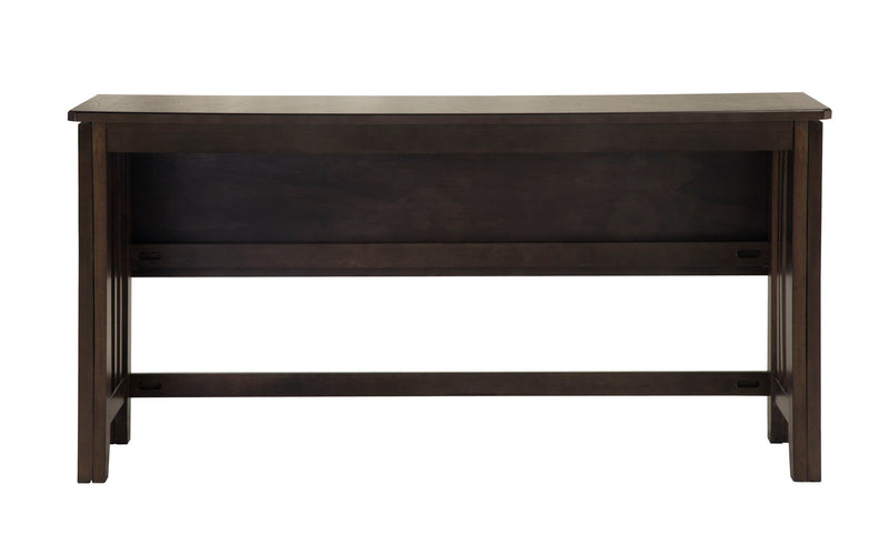 Drop Leaf Table & 4 Stools - Dark Brown - R&R Furniture Gallery (Fountain Valley, CA)
