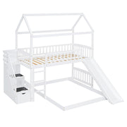House Bunk Bed With Slide - R&R Furniture Gallery (Fountain Valley, CA)