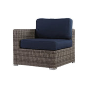 Right Left Sectional 1 Patio Chair With Cushions - Multicolor - R&R Furniture Gallery (Fountain Valley, CA)