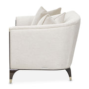 Paris Chic - Loveseat - Cremini / Espresso - R&R Furniture Gallery (Fountain Valley, CA)