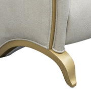 Scotts Square - Sofa - Cornsilk / Light Champagne - R&R Furniture Gallery (Fountain Valley, CA)