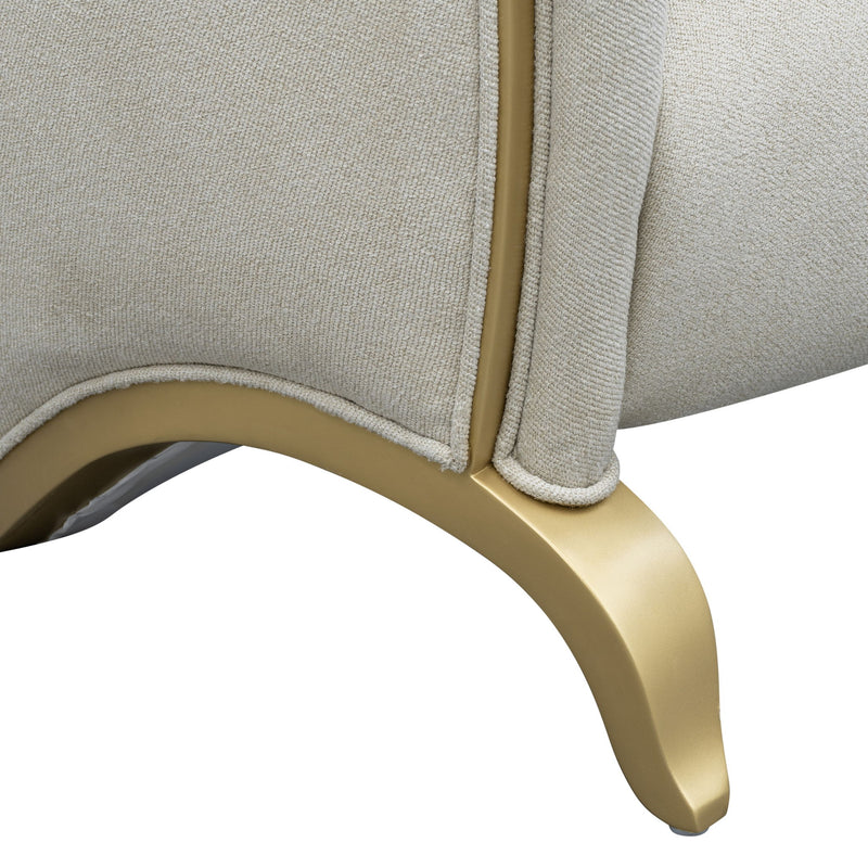 Scotts Square - Sofa - Cornsilk / Light Champagne - R&R Furniture Gallery (Fountain Valley, CA)