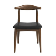 Destiny - Dining Chairs (Set of 2) - Black / Dark Brown - R&R Furniture Gallery (Fountain Valley, CA)